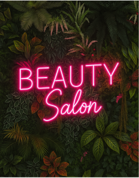 BEAUTY Salon Neon Tabela