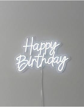 Happy Birthday Neon Tabela