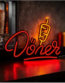 Döner Neon Tabela