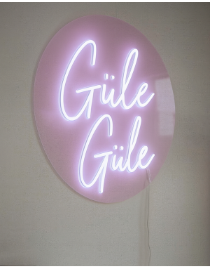 Güle Güle Neon Tabela