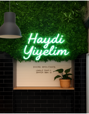 Haydi Yiyelim Neon Tabela