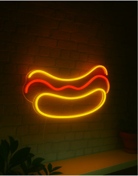 Hot Dog Neon Tabela