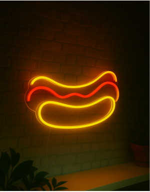 Hot Dog Neon Tabela