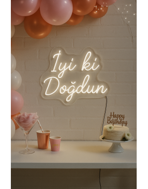 İyi Ki Doğdun Neon Tabela